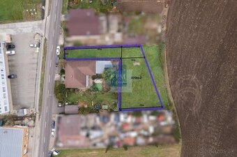 Predaj, pozemok 870m2 Zbehy, okr. Nitra