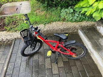 Predám detský bicykel + tyč na ťahanie