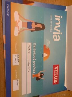 Darčekova poukážka Invia