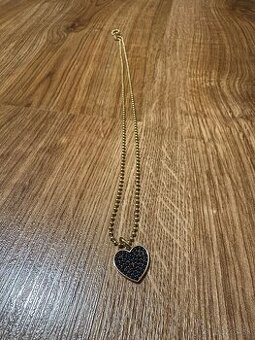 Náhrdelník TOUS s 18 KT pozlátením + prívesok TOUS s 18k ruž