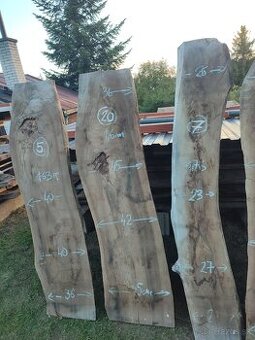 Orechove dosky, fosne, rezivo