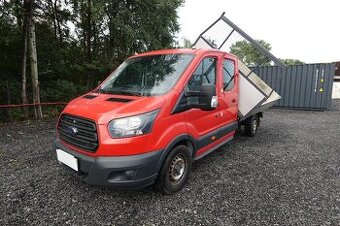 FORD TRANSIT 7MÍST DVOJKABINA 3 STRANNÝ SKLÁPĚČ 2.0TDCI KLIM