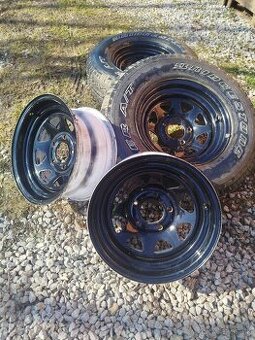 USA offroad plechové disky 5x127 R15 (5x5")