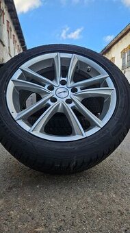 ALU kola Škoda Superb II R17 5x112 včetně pneumati
