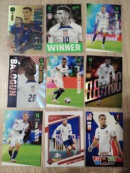 USA - futbalové kartičky