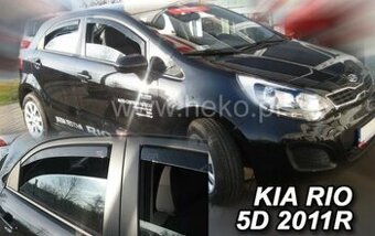 Deflektory Heko Kia Rio 5D 2011 - 2017 (+zadné)