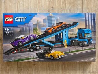 Lego City 60408 Kamión na prepravu áut so športiakmi