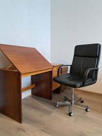 Písací kancelársky stôl + kanc. stolička a kontajner