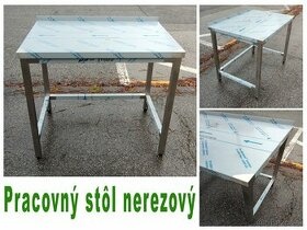 Pracovný nerezový stôl do gastro prevádzky / kuchyne