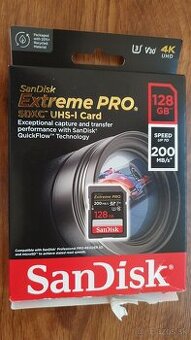 Predam pamatovu kartu SDXC 128 GB rychlosť 200MB/s