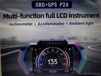 Multifunkčný LCD+OBD panel