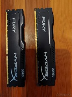 Predám pamäť RAM 2x8GB DDR3L 1600MHz