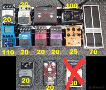 Predám pedalboard