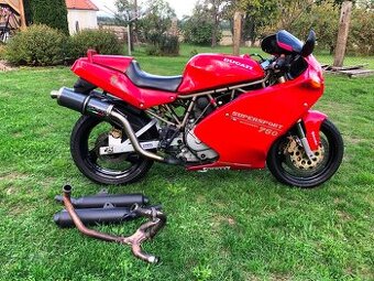 Ducati 750ss, plne funkčné, serviska, GPR výfuky + origo