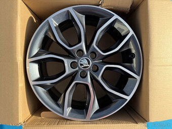 Crater Antracit 5x100 R18 7Jx18 ET39 Škoda Scala Kamiq NOVÉ