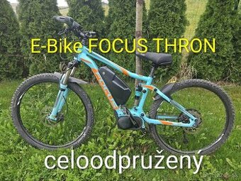 Nemecký celoodpružený elektrobicykel FOCUS Thron - 1