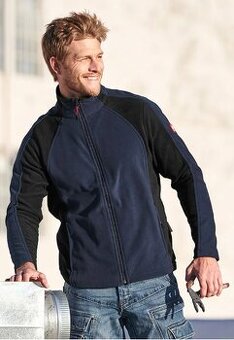 Mikroflisove mikiny značky E. Strauss. modre