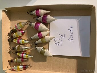 Predám Vianocne ozdoby sklo