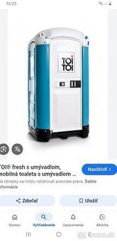 Predám 2x wc Toitoj Toitoj