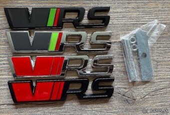 VRS Znaky, RS nápis kapota a kufor