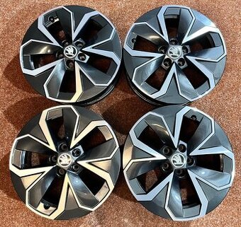 5x100 R16 Škoda Scala / Fabia ORIGINÁL alu disky - TOP STAV