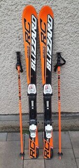 Set lyze Blizar 130 cm+ lyziarky Salomon 24+ palicky Blizard