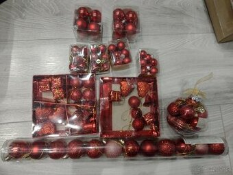 Vianočné ozdoby ČERVENÉ