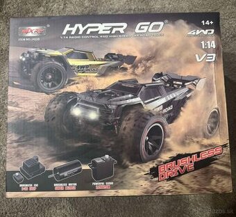 RC model 1:14 / rýchlosť 80km/h / 4WD terénne /Hyper GO