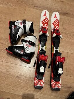 Detské Lyze Atomic 70cm + lyzarky 16,5 cm