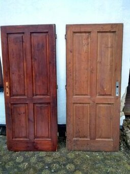 Drevené dvere masív 80L+80P