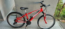 Predám detský bicykel 24 kola Specialuzed červený