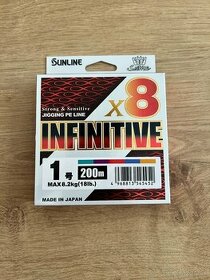 Prívlačová šnúra Sunline INFINITIVE X8 - 8,2kg - 1