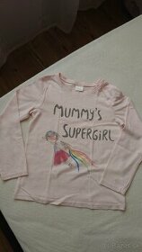 Next tričko s dlhým rukávom Mummys supergirl