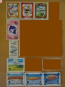 Nádherné poštové známky LIETADLÁ