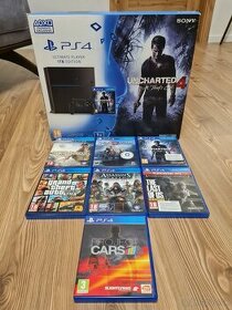 PS4 1TB + hry 150 € - 1
