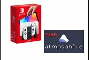Nintendo Switch OLED White AMS Atmosphère/Hekate - 1