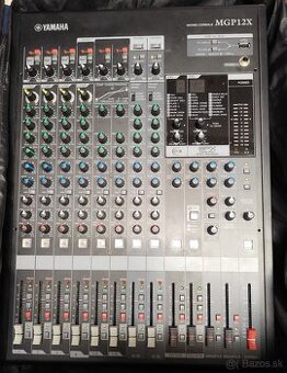 Yamaha mix MGP12X, analóg, 2x echo FX1, FX2, kompresory