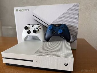 Xbox One S 1TB (biely) + 2 ovládače