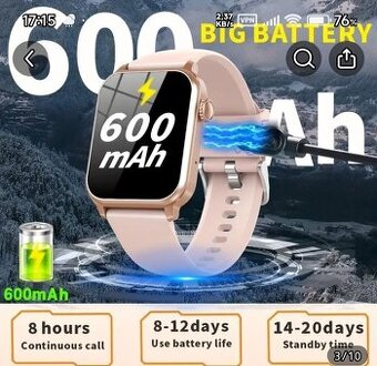 predám chytré hodinkyultra 600 mAh hodinky SENBONO