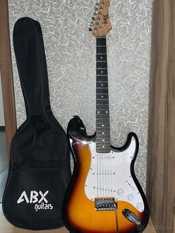 SET: Krásná elektrická gitara ABX10 + kombo