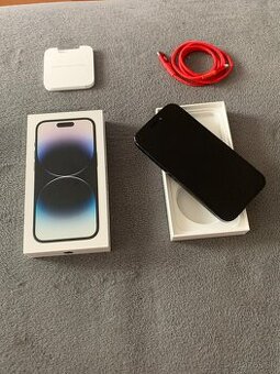 Predám Iphone 14 PRO 256GB Čierny Bežné známky opotrebovania