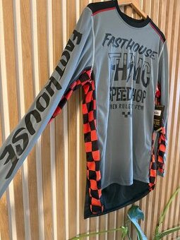 Dres Fasthouse Grindhouse Brute Jersey - Gray/Black