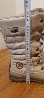 Damske kožené zimné čižmy Timberland veľ.40