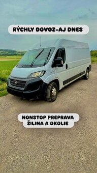 🚚 Preprava a Sťahovanie Žilina – dodávka do 3,5t nonstop