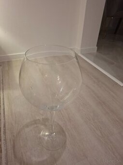 Skleneny pohar dekorácia xxl