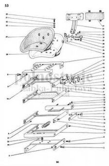 sedacka zetor 50super - 1