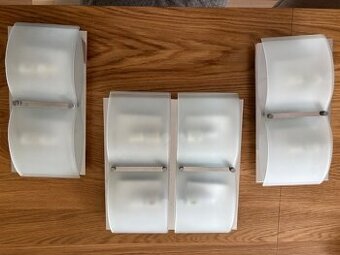 Stropné svietidlo a 2 ks bočných svietidiel ku zrkadlu