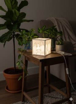 ✅✅✅Unikátna 3D lampa z vašich fotiek – Litofánová kocka✅✅✅