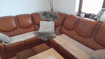 Kožená sedacia súprava