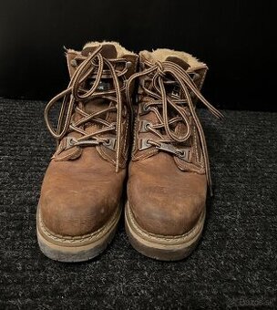 zimné kožené topánky